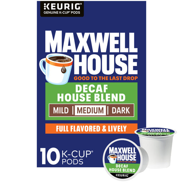 Maxwell House Decaf House Blend Medium Roast K-Cup® Coffee Pods