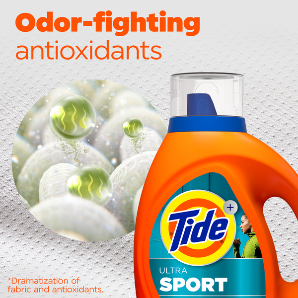 Tide Ultra Sport Liquid Laundry Detergent, 52 Loads