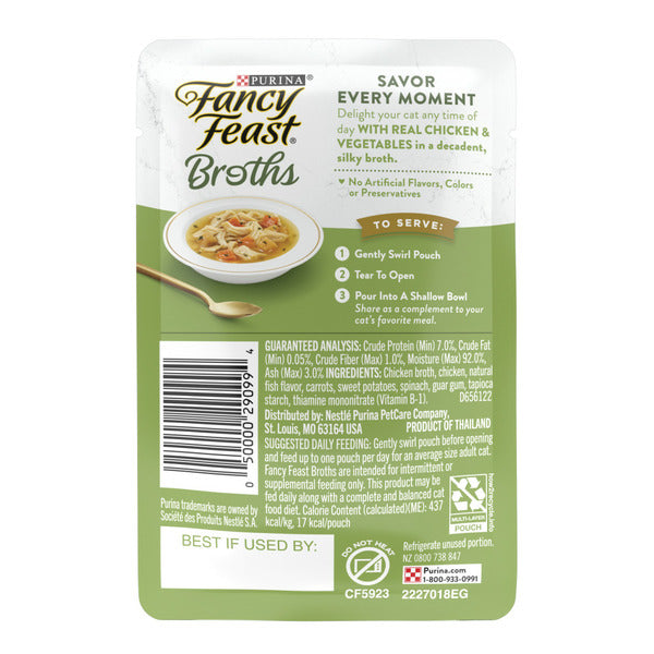 Purina Fancy Feast Fancy Feast Broths Classic with Chicken & Vegetables Cat Food