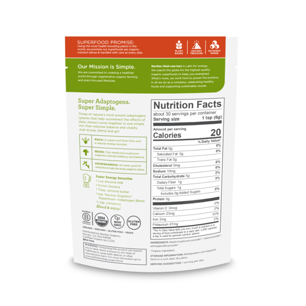 Navitas Organics Superfood+ Adaptogen Blend