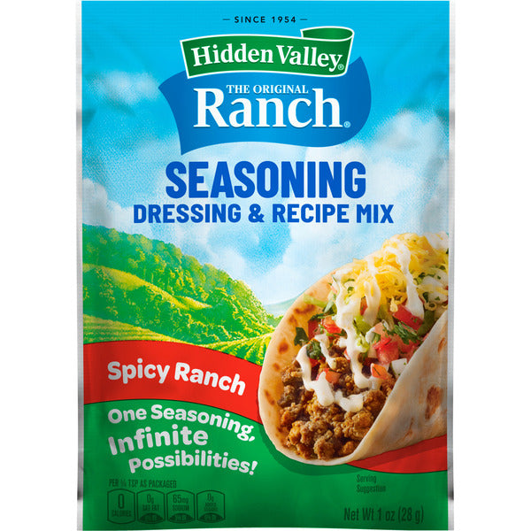 Hidden Valley Spicy Ranch Salad Dressing & Seasoning Mix, Gluten Free