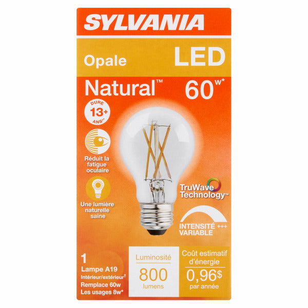 Sylvania Natural Led 60w Soft White A19 Bulb