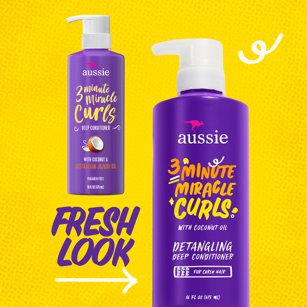 Aussie 3 Minute Miracle Curls Detangling Deep Conditioner