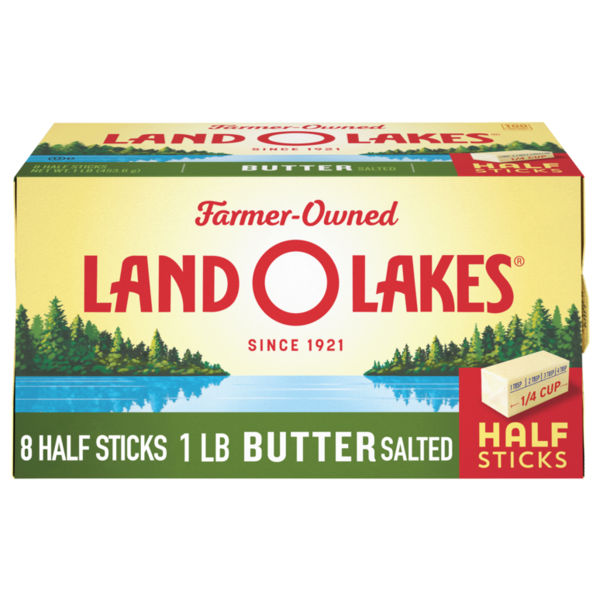 Land O Lakes Butter, Salted, Half Sticks