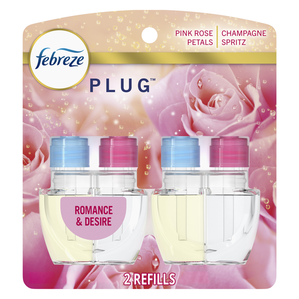 Febreze Plug In Air Freshener Scented Oil Refill, Romance & Desire Scent