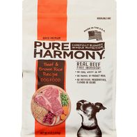 Pure Harmony Dog Food, Super Premium, Beef & Brown...
️
