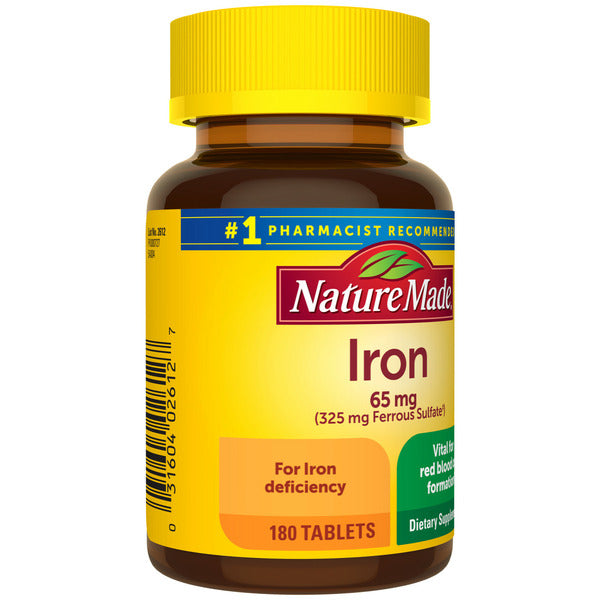 Nature Made Iron 65mg Tablets