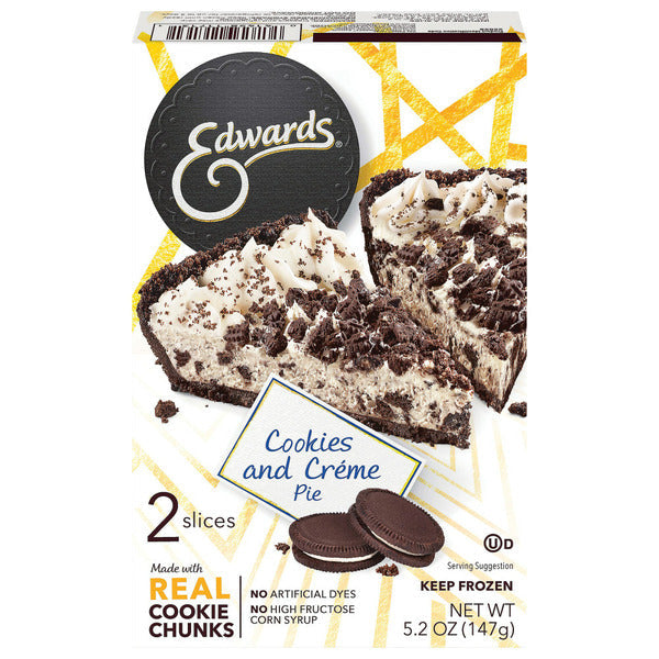 Edwards Singles Desserts Cookies and Crème Pie