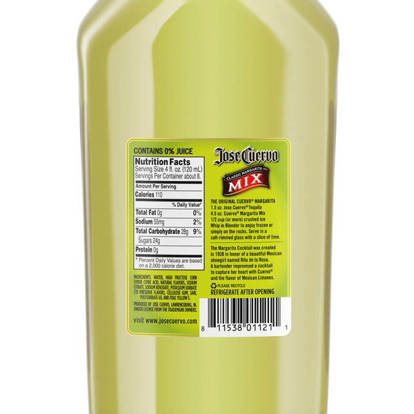 Jose Cuervo Margarita Mix Classic Lime