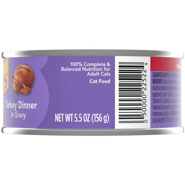 Purina Friskies Gravy Wet Cat Food, Prime Filets Turkey Dinner