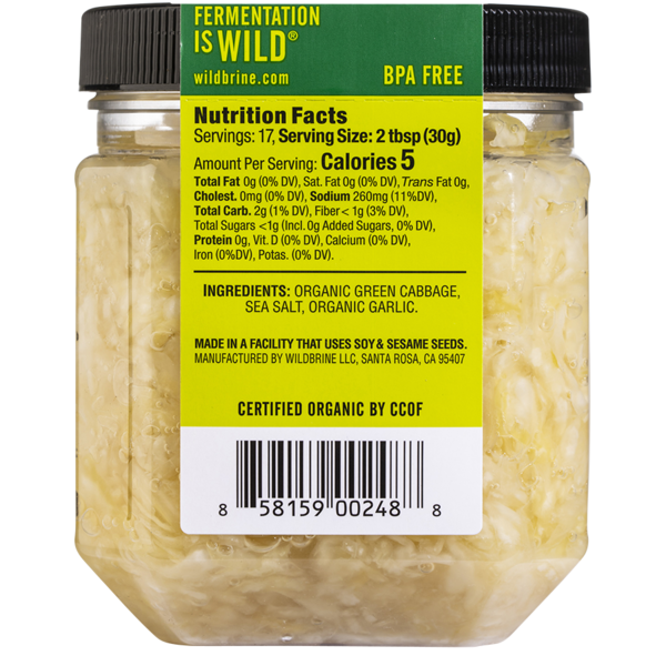 wildbrine Green Organic Kraut