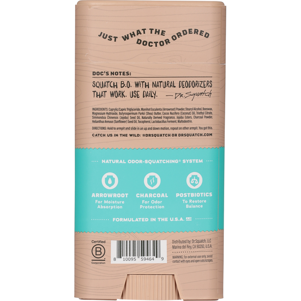 Dr. Squatch Aluminum Free Men&