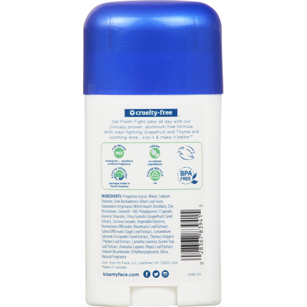 Kiss My Face Deodorant, Sport