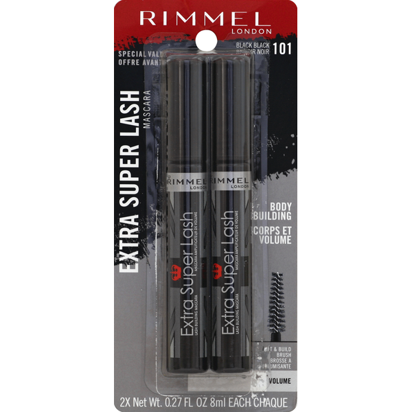 RImmel London Mascara, Black Black 101