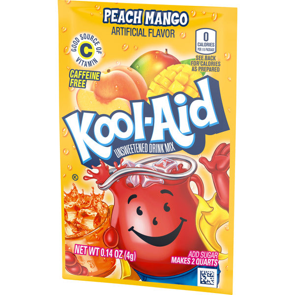 Kool-Aid Unsweetened Peach Mango Artificially Flavored Powdered Soft Drink Mix