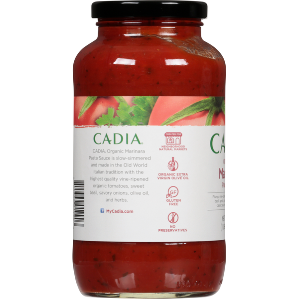 CADIA Pasta Sauce, Organic, Marinara