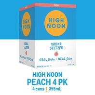High Noon Peach Vodka Seltzer️