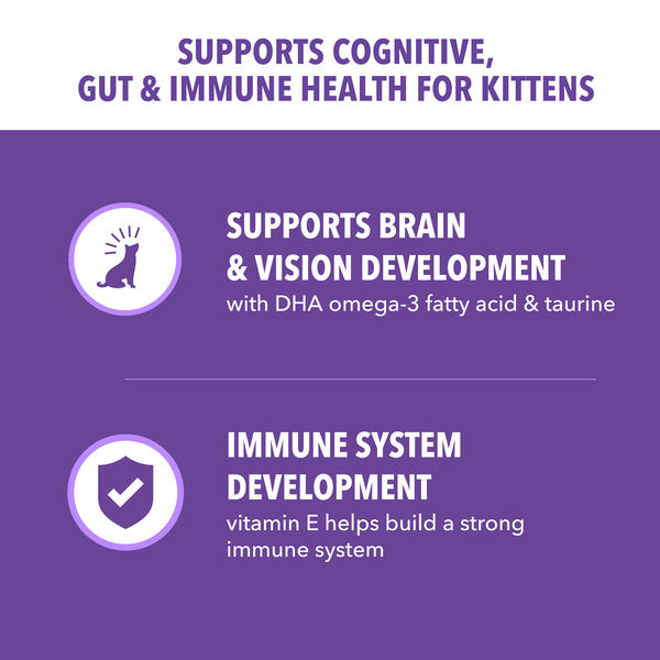 IAMS PROACTIVE HEALTH Healthy Kitten Dry Cat Food with Chicken Cat Kibble, 3.5 lb. Bag DestGlow