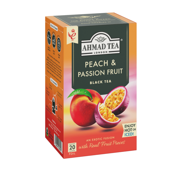 Ahmad Tea Peach & Passionfruit Black Tea Bags