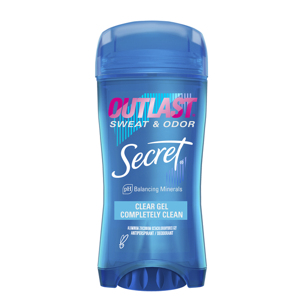 Secret Outlast Clear Gel Antiperspirant Deodorant for Women, Completely Clean