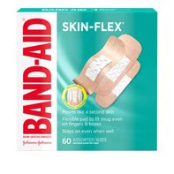 BAND-AID Skin-Flex Adhesive Bandages Assorted Size...
️