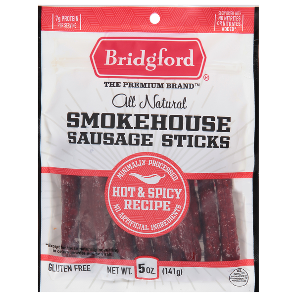 Bridgford Sausage Sticks, Smokehouse, Hot & Spicy Recipe