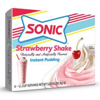 SONIC Pudding Strawberry Shake (4 Servings)️