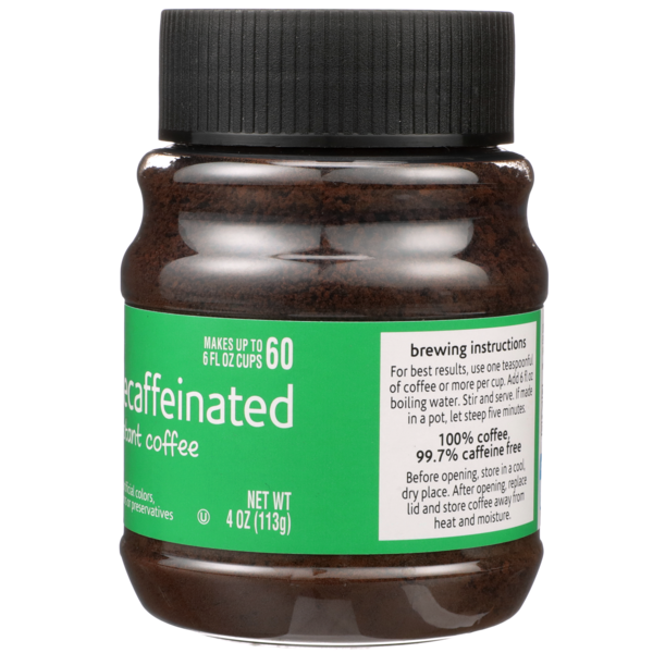 Food Club Decaffeinated 100% Instant Coffee