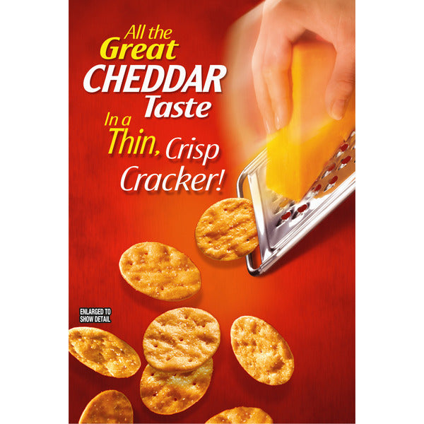 BETTER CHEDDARS Baked Cheddar Cheese Snack Crackers 6 oz