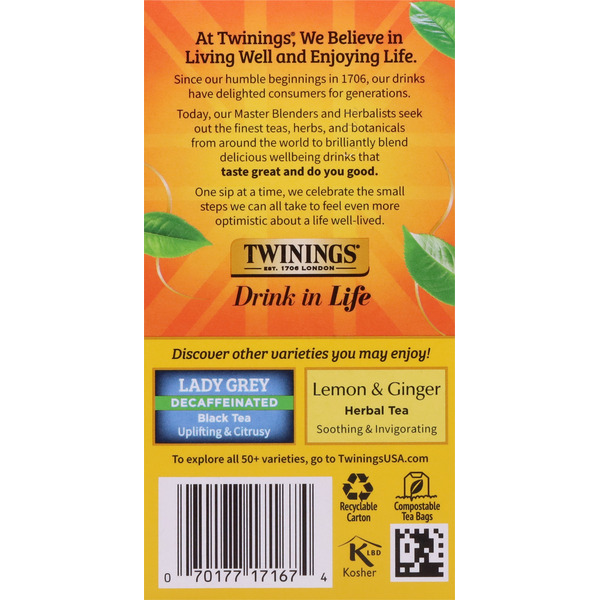 Twinings Earl Grey Black Decaffeinated Tea Bags