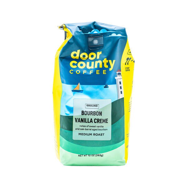 Door Country Coffee & Tea Company Bourbon Vanilla Creme Ground Coffee