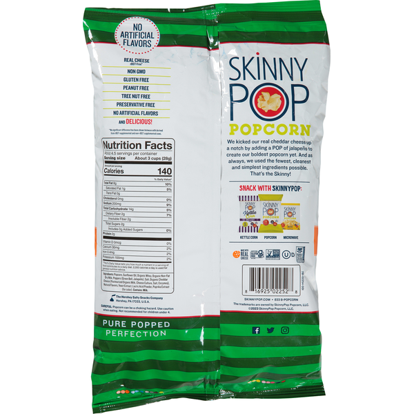 SkinnyPop Popcorn, Cheddar Jalapeno