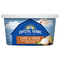 Crystal Farms Cream Cheese Spread, Chive & Onion️
