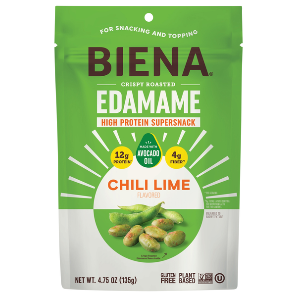 Biena Crispy Roasted Chili Lime Flavored Edamame