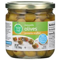 Food Club Pimiento Stuffed Manzanilla Olives️ DestGlow