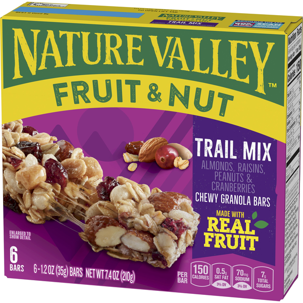 Nature Valley Fruit and Nut Trail Mix Chewy Granola Bars