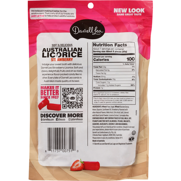 Darrell Lea Australian Strawberry Licorice