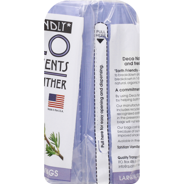 DECO Tall Kitchen Bags, Mountain Heather, Large, 13 Gallon