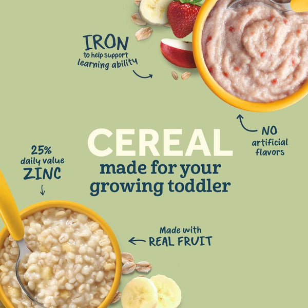 Gerber Hot Cereal with Real Fruit, Apple Cinnamon
