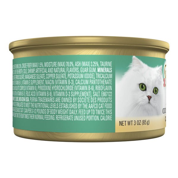 Purina Fancy Feast Cod, Sole and Shrimp Feast Classic Grain Free Wet Cat Food Pate