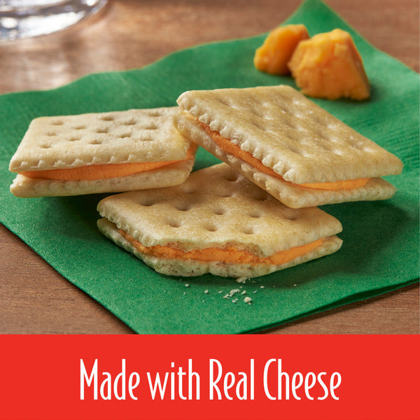 Keebler Club and Cheddar Sandwich Crackers, Lunch Snacks, 8 Count