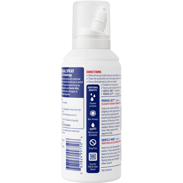 Mucinex Drug Free Sinus Saline 2 in 1 Nasal Spray