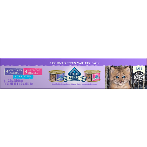 Blue Buffalo Food for Kittens Pate Variety Pack