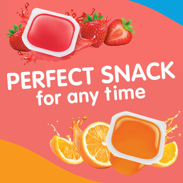 Snack Pack Zero Sugar Strawberry and Orange Juicy Gels