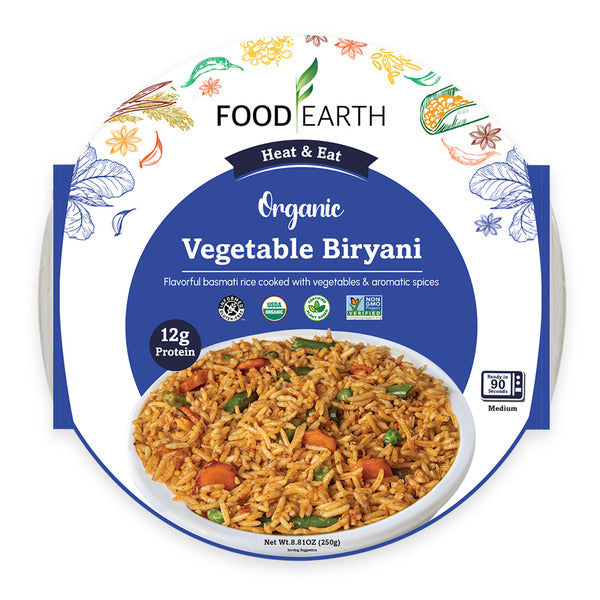 Food Earth Organic Vegetable Biryani