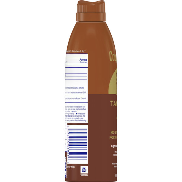 Coppertone Tanning Broad Spectrum SPF 15 Sunscreen Spray