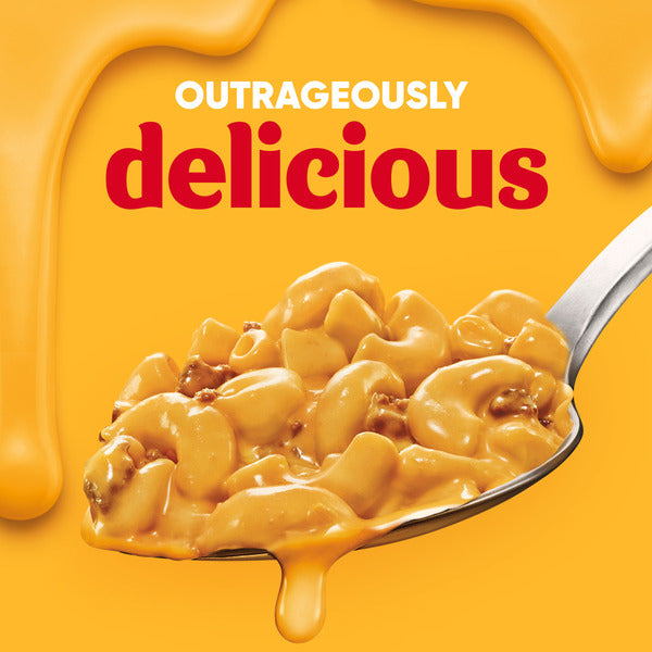 VELVEETA Cheesy Ultimate Cheeseburger Mac with Savory Cheese Sauce Microwavable Meal
