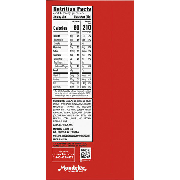 Ritz Fresh Stacks Original Crackers Party Size