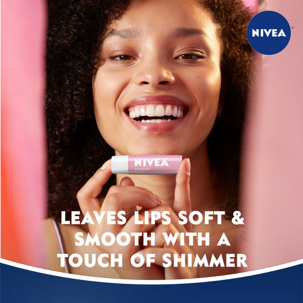 NIVEA Shimmer, Moisturizing Lip Balm Stick