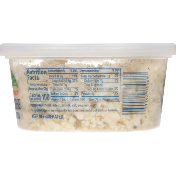 BelGioioso Blue Cheese, Crumbled